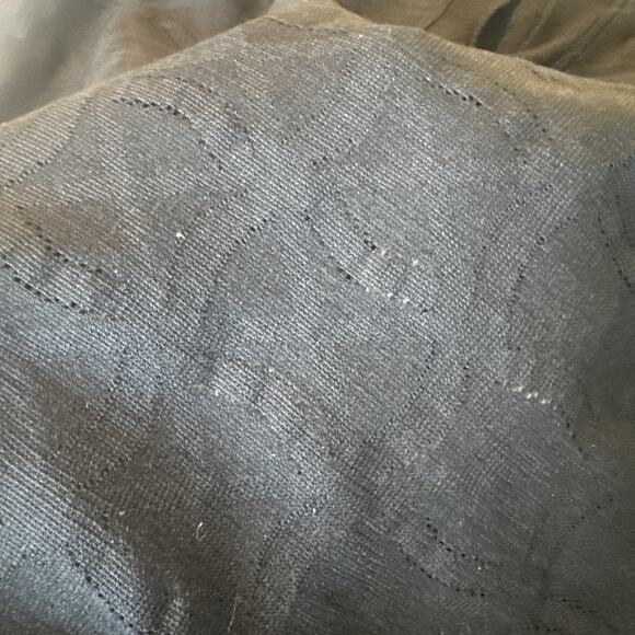 Versace Vintage, Black, Long Sleeve Plunge V-neck, Blouse Women - Picture 11 of 13